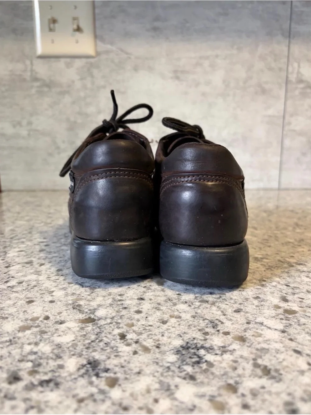 Eastland Dark Brown Leather Lace-Up Oxfords